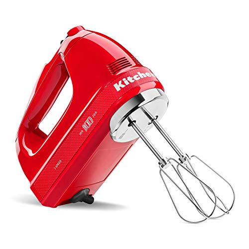 KitchenAid KHM7210QHSD 100 Year Limited Edition Queen of Hearts Hand Mixer, 7 Speed, Passion Red - My Kitchen Products