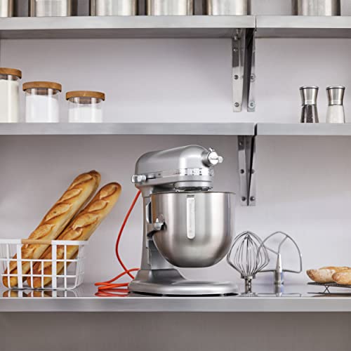 KitchenAid KSM8990CU 8-Quart Commercial Countertop Mixer, 10-Speed, Gear-Driven, Contour Silver - My Kitchen Products