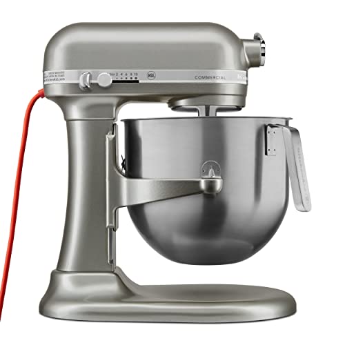 KitchenAid KSM8990CU 8-Quart Commercial Countertop Mixer, 10-Speed, Gear-Driven, Contour Silver - My Kitchen Products