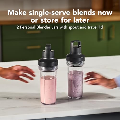 KitchenAid Pure Power Blender with 2 Personal Blending Jars, 1700 Watt Peak Power*, KSB2078, Black Matte - My Kitchen Products