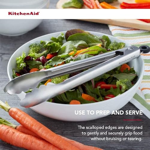 KitchenAid Stainless Steel Utility Tongs, 12 Inch - My Kitchen Products