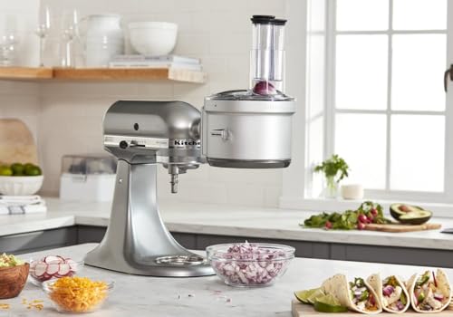 KitchenAid Stand Mixer Attachment, Food Processor with Commercial Food Dicing Disc KSM2FPA - My Kitchen Products