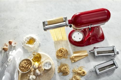 KitchenAid Stand Mixer Attachment, KSMPRA 3-Piece Pasta Roller & Cutter Set - My Kitchen Products