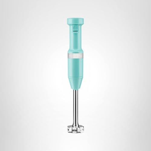 KitchenAid Variable Speed Corded Hand Blender KHBV53, Aqua Sky - My Kitchen Products