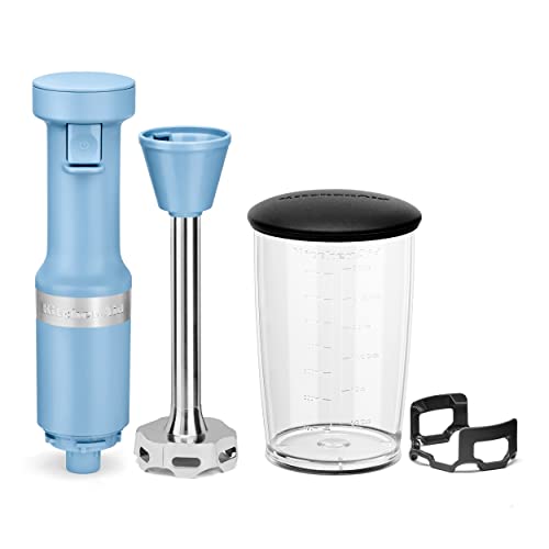 KitchenAid Variable Speed Corded Hand Blender KHBV53, Blue Velvet - My Kitchen Products
