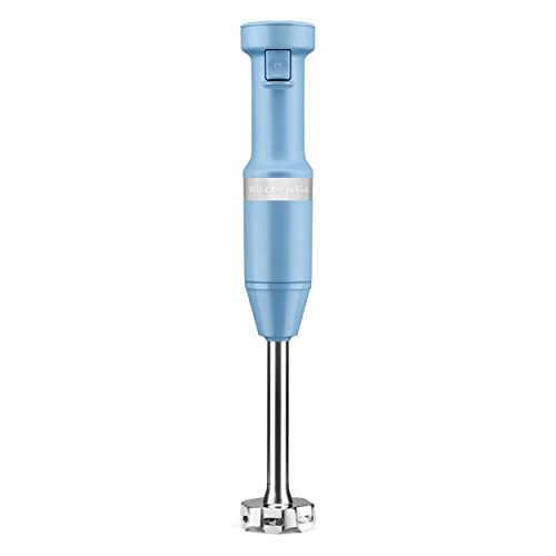 KitchenAid Variable Speed Corded Hand Blender KHBV53, Blue Velvet - My Kitchen Products