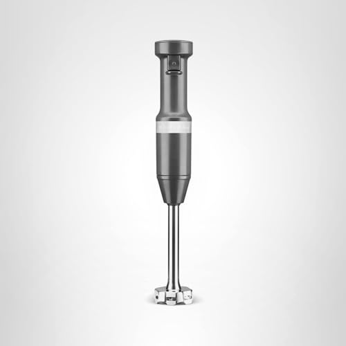 KitchenAid Variable Speed Corded Hand Blender KHBV53, Charcoal Grey - My Kitchen Products