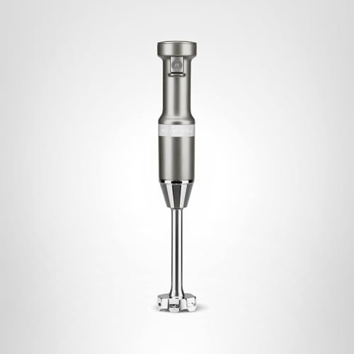 KitchenAid Variable Speed Corded Hand Blender KHBV53, Contour Silver - My Kitchen Products