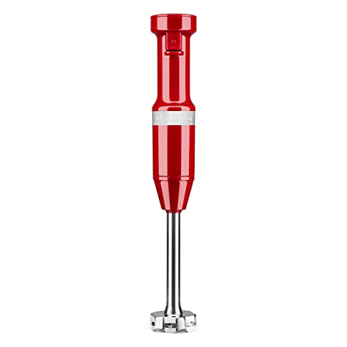 KitchenAid Variable Speed Corded Hand Blender KHBV53, Empire Red - My Kitchen Products