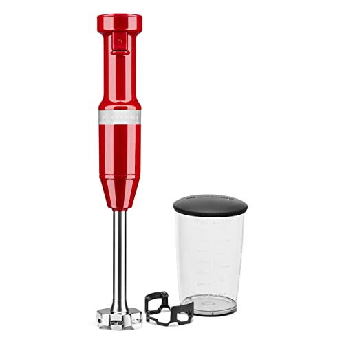 KitchenAid Variable Speed Corded Hand Blender KHBV53, Empire Red - My Kitchen Products