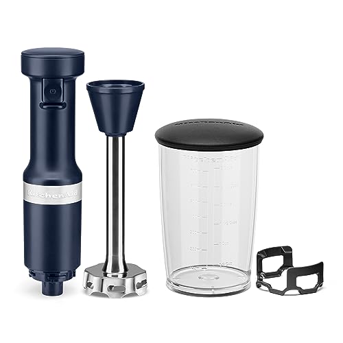 KitchenAid Variable Speed Corded Hand Blender KHBV53, Ink Blue - My Kitchen Products