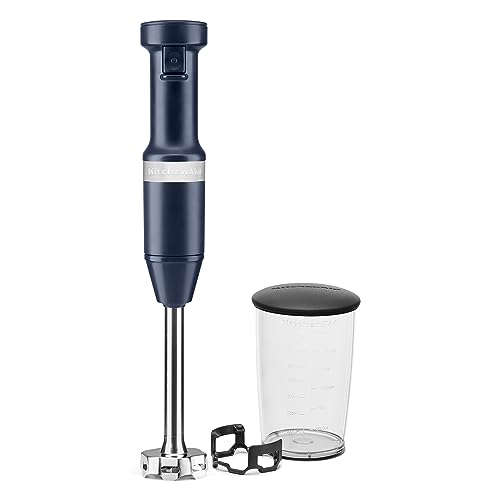 KitchenAid Variable Speed Corded Hand Blender KHBV53, Ink Blue - My Kitchen Products