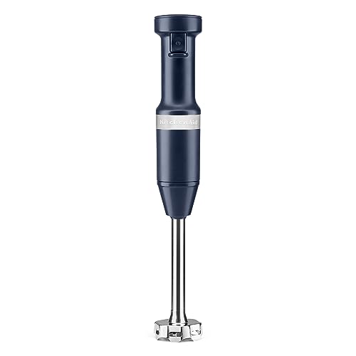 KitchenAid Variable Speed Corded Hand Blender KHBV53, Ink Blue - My Kitchen Products