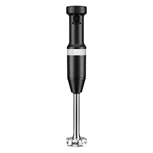 KitchenAid Variable Speed Corded Hand Blender KHBV53, Matte Black - My Kitchen Products