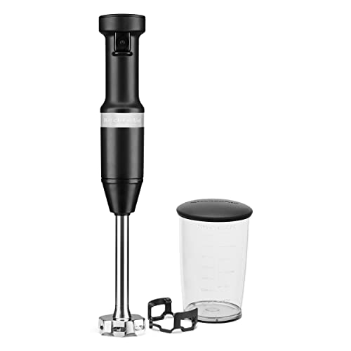KitchenAid Variable Speed Corded Hand Blender KHBV53, Matte Black - My Kitchen Products