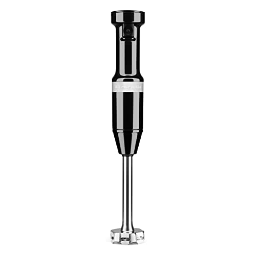 KitchenAid Variable Speed Corded Hand Blender KHBV53, Onyx Black - My Kitchen Products