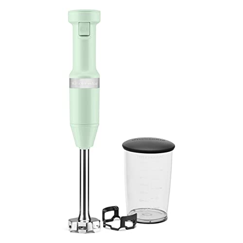KitchenAid Variable Speed Corded Hand Blender KHBV53, Pistachio - My Kitchen Products
