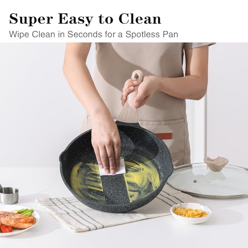 Kordisen Nonstick Frying Pan Skillet, 8 Inch Small Egg Omelet Pan, Healthy and Non Toxic, Induction Compatible, PFOA Free - My Kitchen Products