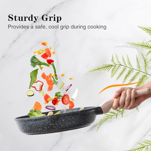 Kordisen Nonstick Frying Pan Skillet, 8 Inch Small Egg Omelet Pan, Healthy and Non Toxic, Induction Compatible, PFOA Free - My Kitchen Products