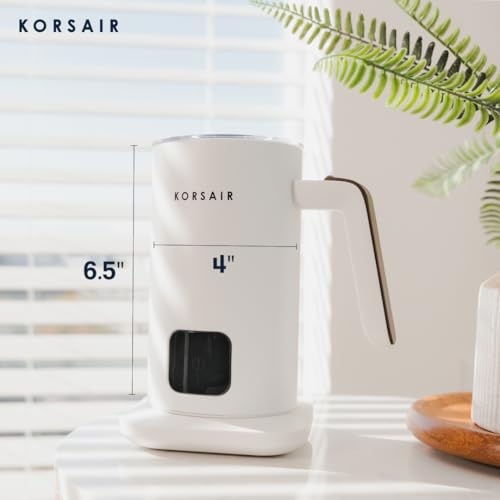 KORSAIR Electric Milk Frother 4-in-1 for Hot & Cold Foam | Automatic Milk Steamer & Warmer Machine for Latte, Cappuccino, Coffee | Quiet, Large Capacity, Easy Clean - My Kitchen Products