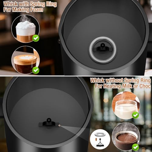 Kourice 4-in-1 Electric Milk Frother & Steamer – Automatic Frother Machine, Barista-Style Hot & Cold Foam for Lattes, Cappuccinos, Iced Coffee, Quiet, One-Touch, Easy to Clean - My Kitchen Products