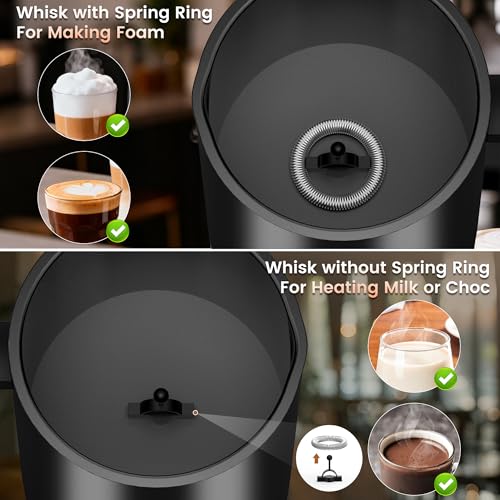 Kourice 4-in-1 Electric Milk Frother & Steamer – Automatic Frother Machine, Barista-Style Hot & Cold Foam for Lattes, Cappuccinos, Iced Coffee, Quiet, One-Touch, Easy to Clean - My Kitchen Products