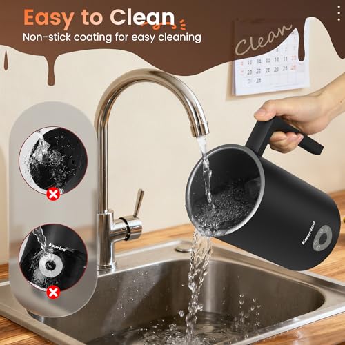 Kourice 4-in-1 Electric Milk Frother & Steamer – Automatic Frother Machine, Barista-Style Hot & Cold Foam for Lattes, Cappuccinos, Iced Coffee, Quiet, One-Touch, Easy to Clean - My Kitchen Products