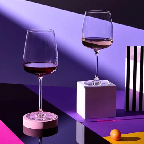 Krosno Large White Wine Glasses, Set of 4, 16.2 oz, Modern Collection, Premium Crystalline Glass, Perfect for Everyday, Dishwasher Safe, Made in Europe - My Kitchen Products
