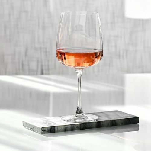 Krosno Large White Wine Glasses, Set of 4, 16.2 oz, Modern Collection, Premium Crystalline Glass, Perfect for Everyday, Dishwasher Safe, Made in Europe - My Kitchen Products