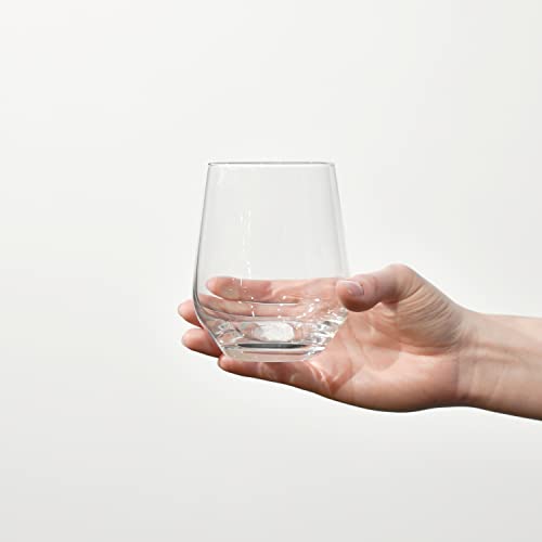 Krosno Water Drinking Glasses, Set of 6, 13.5 oz, Splendour Collection, Elegant Tumbler Collection, Ideal for Everyday Use and Entertaining, Lead-Free Crystalline, Dishwasher Safe, Made in Europe - My Kitchen Products