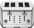 KRUPS: Breakfast Set Stainless Steel Toaster 4 Slice 1500 Watts 6 Brown Settings, Defrost, Reheat, High Lift Lever Silver, Matte and Chrome - My Kitchen Products