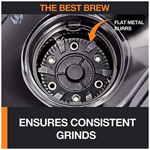 KRUPS Precision Burr Coffee Grinder: 12 Settings, 8 oz Capacity for Drip, French Press, Espresso, Pour Over, Cold Brew - Stainless Steel, 110W, Auto-Stop, Easy Clean - Coffee Grinders for Home Use - My Kitchen Products