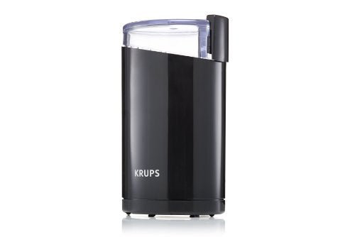 KRUPS Precision Electric Coffee Grinders, 3 oz Capacity, 200W Motor, Stainless Steel Blades for Uniform Grinding of Beans, Herb and Nuts, Coffee and Spice Grinder Electric, (Black) - My Kitchen Products