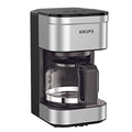KRUPS Simply Brew Compact 5 Cup Coffee Maker: Stainless Steel Design, Pause & Brew, Keep Warm, Reusable Filter, Drip-Free Carafe - My Kitchen Products