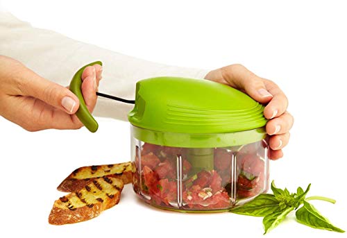 Kuhn Rikon Pull Chop, Vegetable Chopper with Stainless Steel Blades, Food Chopper with Non-Slip Base, Easy to Use Fruit Cutter and Onion Chopper, Essential Kitchen Accessories 650ml - 3 Year Guarantee - My Kitchen Products