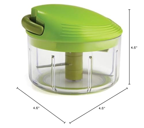 Kuhn Rikon Pull Chop, Vegetable Chopper with Stainless Steel Blades, Food Chopper with Non-Slip Base, Easy to Use Fruit Cutter and Onion Chopper, Essential Kitchen Accessories 650ml - 3 Year Guarantee - My Kitchen Products