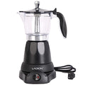 LAOION Cuban Coffee Maker, 6 or 3cup Electric Espresso Coffee Maker, Portable Cafeteras Electricas Modernas, Electric Moka Pot with Detachable Base & Overheat Protection, Coffee Gift for Home Travel - My Kitchen Products