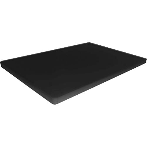 Large Poly Cutting Board, 18x12 Inch Black, 3/4" Thick, BPA Free and Dishwasher Safe - My Kitchen Products
