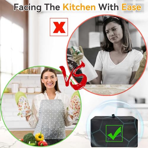 lasesasies Coffee machine cover, waterproof and dustproof coffee machine cover, compatible with Ninjacm401 specialty coffee machine/Cfp307/Cm371/Cfn601 espresso machine - My Kitchen Products