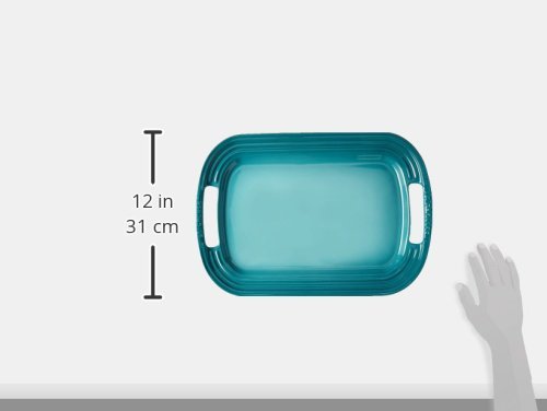 Le Creuset Stoneware Serving Platter, 16.25", White - My Kitchen Products