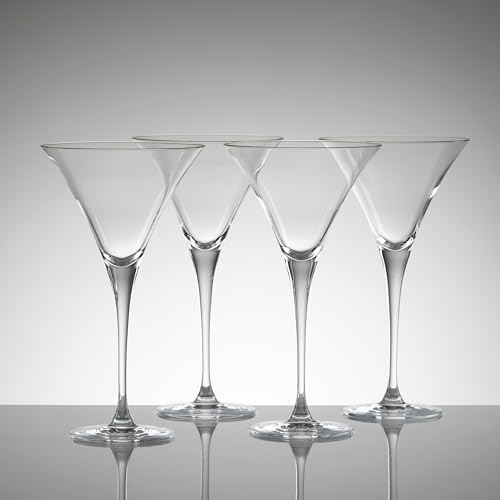 Lenox 6115711 Tuscany Classics 4-Piece Martini Glass Set, 10 Oz Capcity, Clear, 4 Piece Set, 8.75-Inch Height - My Kitchen Products
