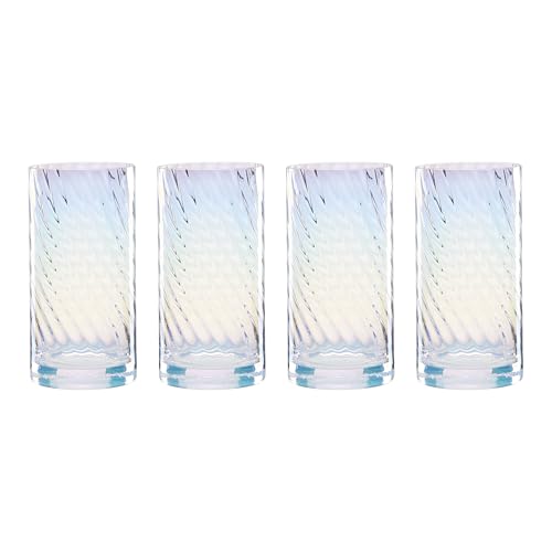 Lenox 897834 Tuscany Classics Iridescent Hiballs, Set Of 4