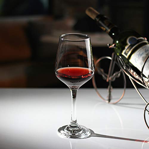 LFLYCIAL Wine Glasses Set of 4,Durable Red Wine Glasses for Bordeaux/Cabernet,Thick Resistant White Wine Glass for Housewarming,Wedding,Anniversary,15oz - My Kitchen Products