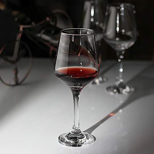 LFLYCIAL Wine Glasses Set of 4,Durable Red Wine Glasses for Bordeaux/Cabernet,Thick Resistant White Wine Glass for Housewarming,Wedding,Anniversary,15oz - My Kitchen Products