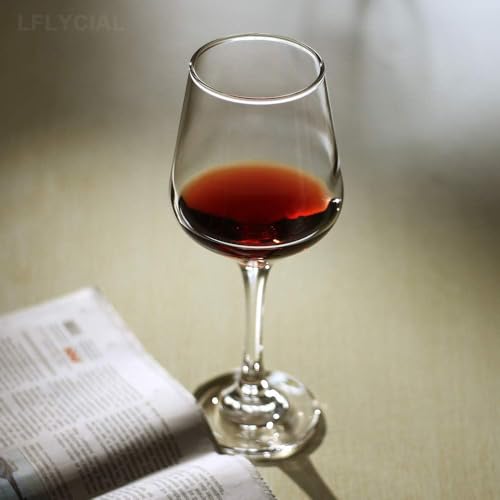 LFLYCIAL Wine Glasses Set of 4,Durable Red Wine Glasses for Bordeaux/Cabernet,Thick Resistant White Wine Glass for Housewarming,Wedding,Anniversary,15oz - My Kitchen Products