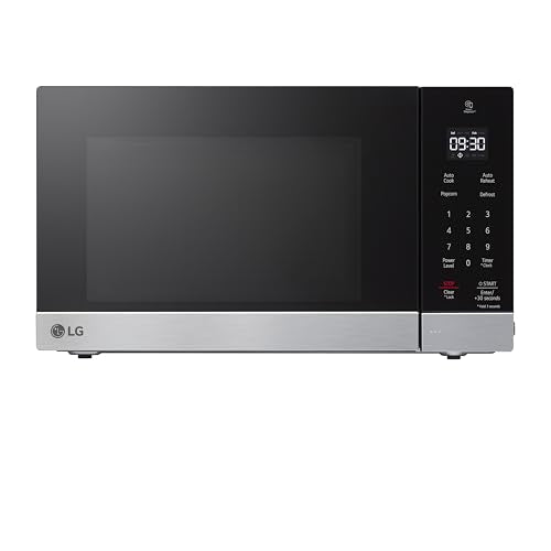 LG Countertop Microwave, 0.9 cu. ft., Stainless Steel, 18.75x14x10.69 Inch, Smart Inverter, NeoChef, 1000 Watts - My Kitchen Products