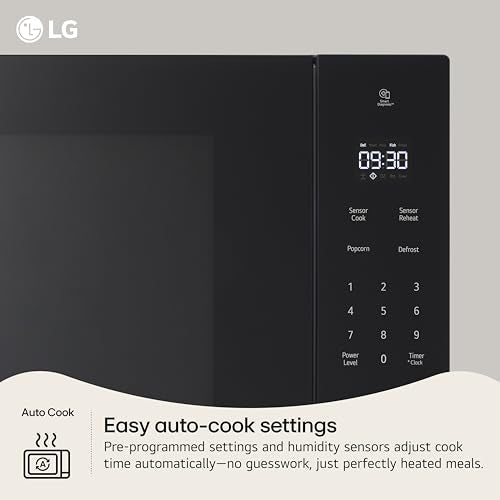 LG Countertop Microwave, 1.5 cu. ft., Stainless Steel, 21.44"x12.13"x16.19", Smart Inverter, Sensor Cooking, 1200 Watts - My Kitchen Products
