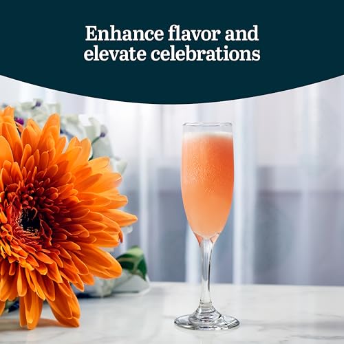 Libbey Catawba Champagne Flutes Set of 12 (6 oz), Elegant Stemmed Flute Glasses, Dishwasher Safe Sparkling Wine and Mimosa Glasses - My Kitchen Products