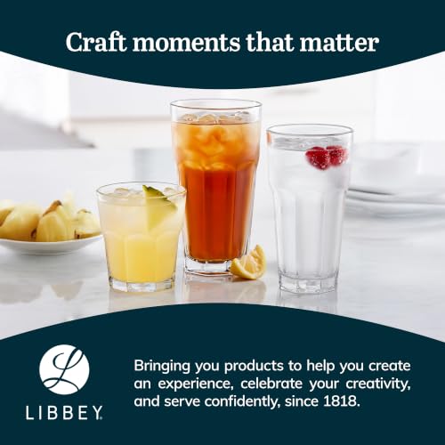 Libbey Gibraltar Rocks Glasses Set of 12, 12-Ounce, Iconic Heavy Base Bar Glassware, Dishwasher Safe Whiskey Drinking Glass Set for Everyday Use - My Kitchen Products