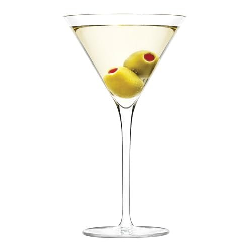 Libbey Signature Kentfield Martini Glasses Set of 4, 10 oz Lead-Free Clear Stemmed Cocktail Glasses, Dishwasher Safe Martini Cups for Weddings & Parties - My Kitchen Products
